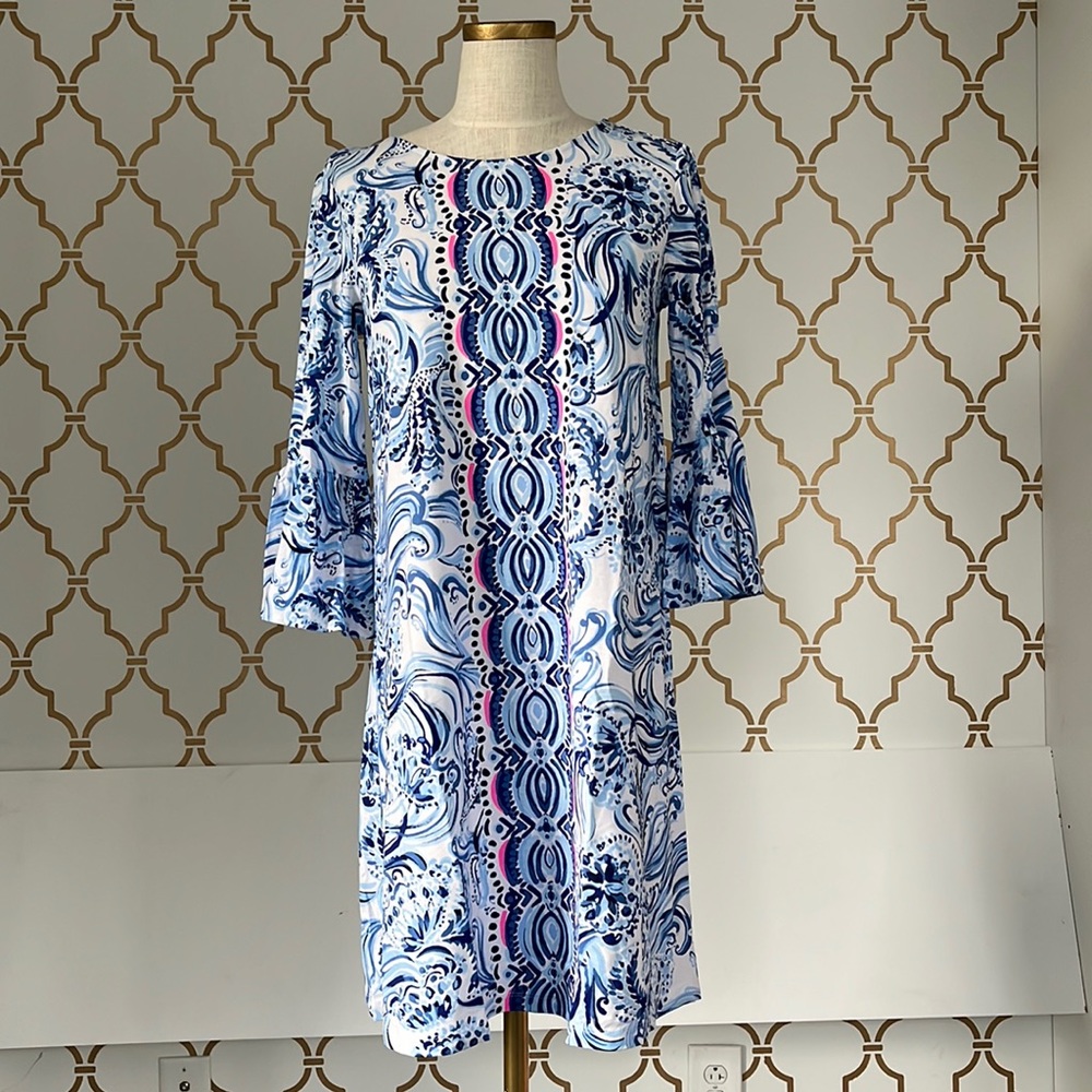 Lilly Pulitzer NWT Ophelia Dress Resort White Don’t Be Jelly Knit Dress. M